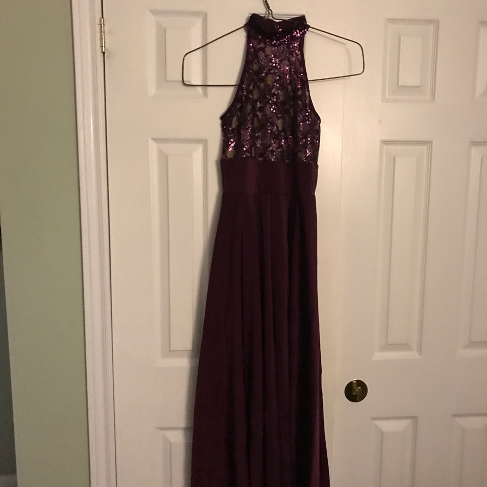 Formal Burgundy Dress
